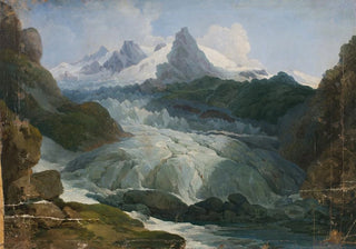 Johann Peter Krafft - Der Rhnegletscher.webp