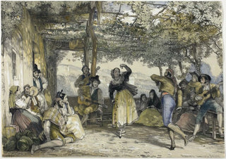 John Frederick Lewis - Spanish Peasants Dancing the Bolero.webp