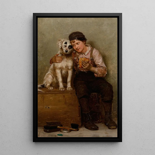 John George Brown - Lunch for Two.webp