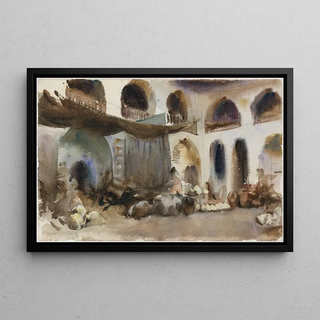 John Singer Sargent - Market Place.webp