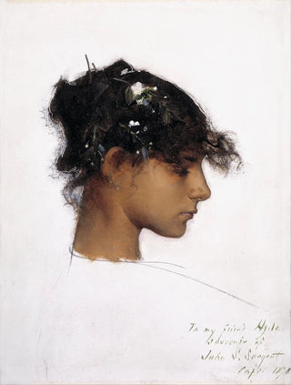 John Singer Sargent - Rosina Ferrara Head Of A Capri Girl.webp