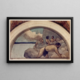 John White Alexander - Cairn mural in Evolution of the Book series.webp