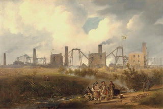 John Wilson Carmichael - A View of Murton Colliery near Seaham County Durham.webp