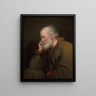 Joseph Wright of Derby - Study of an old man.webp