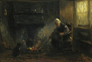 Jozef Israls - At The Hearth.webp