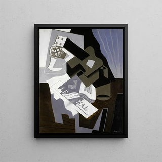 Juan Gris - Guitar Book and Newspaper.webp