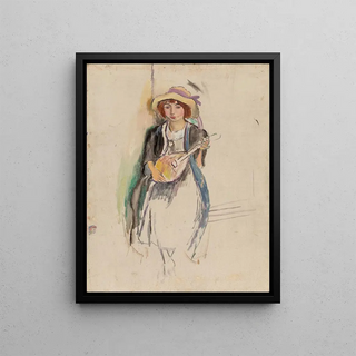 Jules Pascin - Fille la mandoline.webp