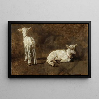 Juliette PeyrolBonheur - A Study Of Two Lambs.webp