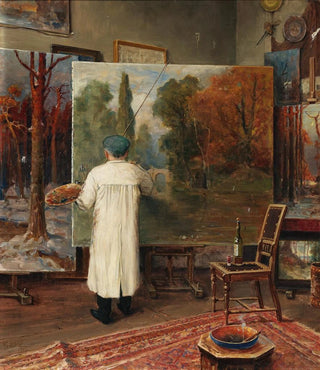 Julius Sergius Klever - in seinem Atelier.webp