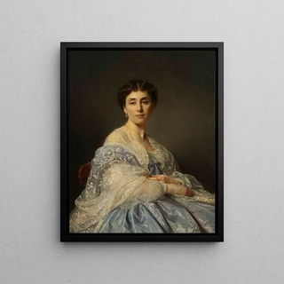 Jzef Simmler - Portrait of Aleksandra Zatler generals wife.webp