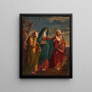 Jzef Simmler - Sketch to the Painting Three Marys Walking to Christs Tomb.webp