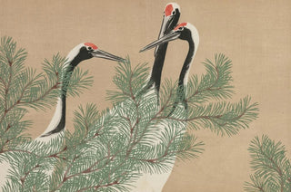 Kamisaka Sekka - Cranes Tsuru.webp