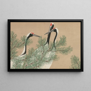 Kamisaka Sekka - Cranes Tsuru.webp