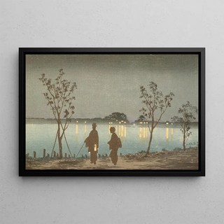 Kobayashi Kiyochika - Night on the Sumida River.webp