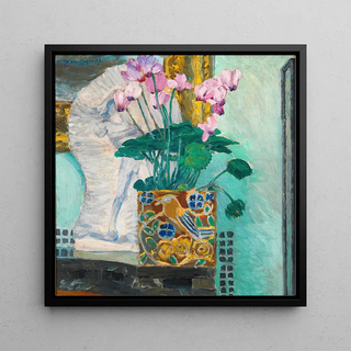 Koloman Moser - Blumenstilleben mit Zyklamenstock.webp