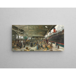 L’Embarquement de La Normandie au Havre – Théophile Poilpot