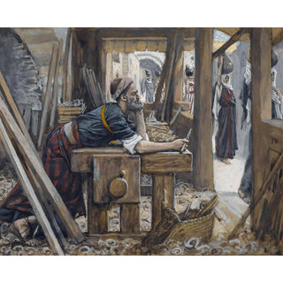L'anxiété de Saint Joseph - James Tissot | Reproduction Tableau Décoration murale affiche copie