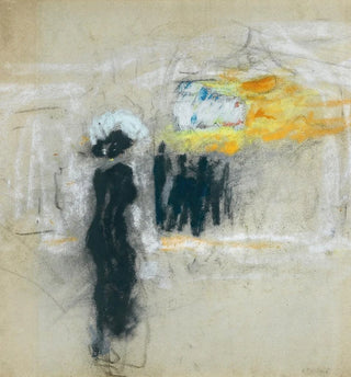 L'élégante au Moulin Rouge - Édouard Vuillard