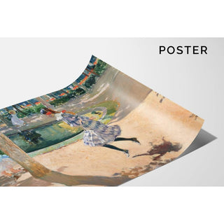 La Corde à sauter - Joaquín Sorolla | Reproduction Tableau Décoration murale affiche copie