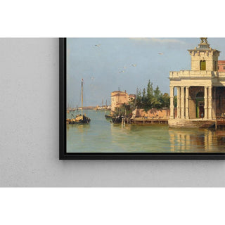 La Dogana avec Santa Maria della Salute, Venise - Antonietta Brandeis | Reproduction Tableau Décoration murale affiche copie