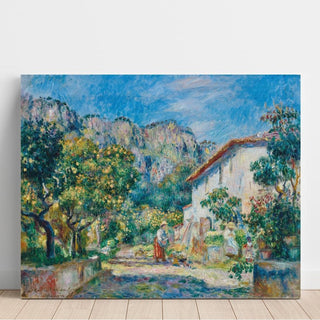 La Ferme de Magnanosc ou La Villa Raynaud, Grasse - Pierre-Auguste Renoir | Reproduction Tableau Décoration murale affiche copie
