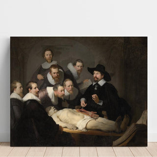 La Leçon d'anatomie du docteur Tulp - Rembrandt van Rijn | Reproduction Tableau Décoration murale affiche copie