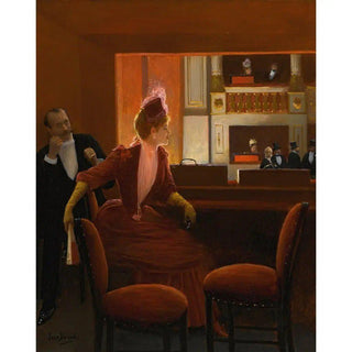 La Loge - Jean Béraud | Reproduction Tableau Décoration murale affiche copie