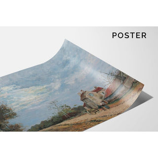 La Maison de Monsieur Musy, Route de Marly, Louveciennes - Camille Pissarro | Reproduction Tableau Décoration murale affiche copie