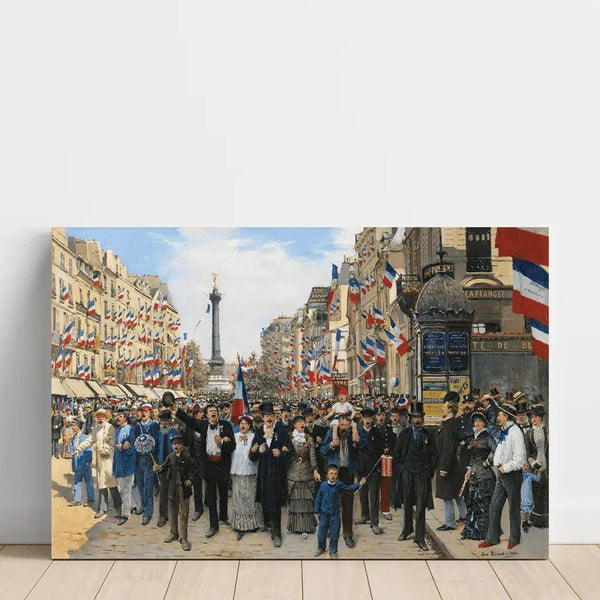 Reproduktion av målningen La Marseillaise - Jean Béraud