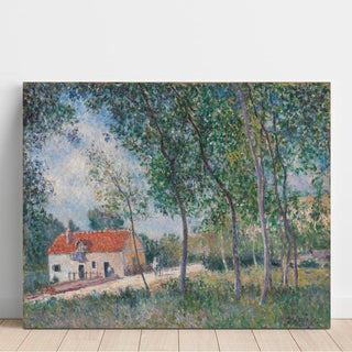 La Route de Moret à Saint-Mammès - Alfred Sisley | Reproduction Tableau Décoration murale affiche copie