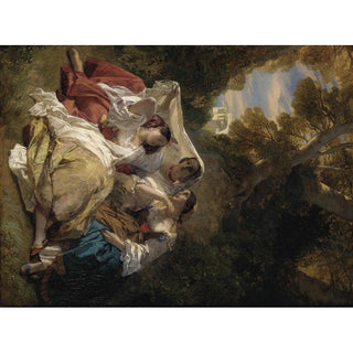 La Sieste - Franz Xaver Winterhalter | Reproduction Tableau Décoration murale affiche copie