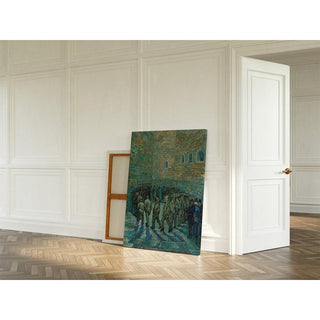 La cour de la prison - Vincent van Gogh | Reproduction Tableau Décoration murale affiche copie