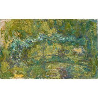 La passerelle de l'étang aux nénuphars - Claude Monet | Reproduction Tableau Décoration murale affiche copie