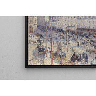 La place du Havre, Paris - Camille Pissarro | Reproduction Tableau Décoration murale affiche copie