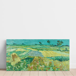La plaine d'Auvers - Vincent van Gogh | Reproduction Tableau Décoration murale affiche copie