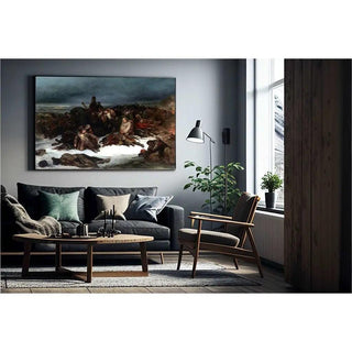 La retraite de l'Armée de Napoléon à partir de la Russie en 1812 d'Ary Scheffer | Reproduction Tableau Décoration murale affiche copie