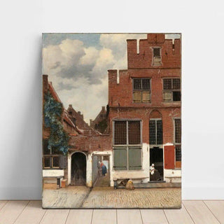 La ruelle de Johannes Vermeer | Reproduction Tableau Décoration murale affiche copie