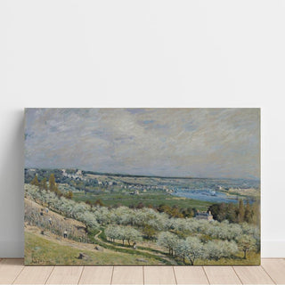 La terrasse de Saint-Germain, printemps - Alfred Sisley | Reproduction Tableau Décoration murale affiche copie