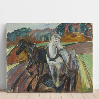 Labourage d'automne - Edvard Munch | Reproduction Tableau Décoration murale affiche copie