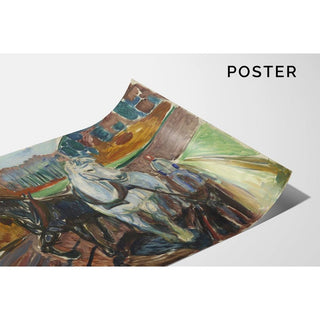 Labourage d'automne - Edvard Munch | Reproduction Tableau Décoration murale affiche copie