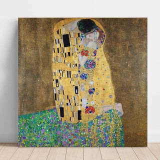 Le Baiser - Gustav Klimt | Reproduction Tableau Décoration murale affiche copie