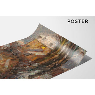 Le Canal, Neige, Gisors - Henri Le Sidaner | Reproduction Tableau Décoration murale affiche copie