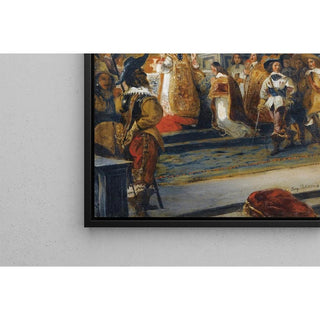 Le Cardinal de Richelieu Disant la Messe dans la Chapelle du Palais Royal - Eugène Delacroix | Reproduction Tableau Décoration murale affiche copie