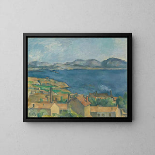 Le Golfe de Marseille vu de l'Estaque - Paul Cézanne | Reproduction Tableau Décoration murale affiche copie