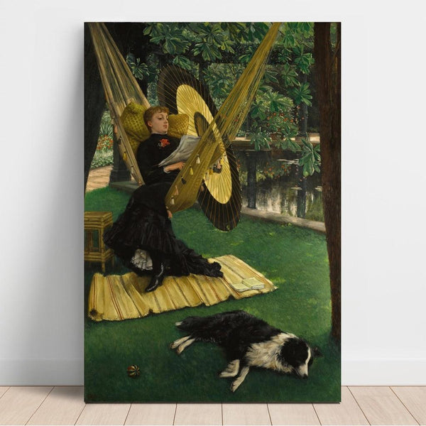 Reproduktion av målningen Le Hamac - James Tissot