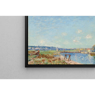 Le Loing à Saint-Mammès 1884 - Alfred Sisley | Reproduction Tableau Décoration murale affiche copie