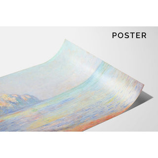 Le Matin, Temps Brumeux, Pourville Matin brumeux à Pourville - Claude Monet | Reproduction Tableau Décoration murale affiche copie