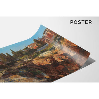 Le Palatin à Rome - Edward Theodore Compton | Reproduction Tableau Décoration murale affiche copie