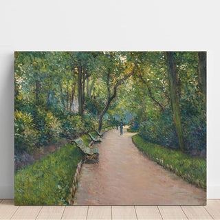 Le Parc Monceau - Gustave Caillebotte | Reproduction Tableau Décoration murale affiche copie