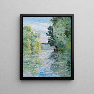 Le Petit bras de la Seine à Argenteuil - Gustave Caillebotte | Reproduction Tableau Décoration murale affiche copie